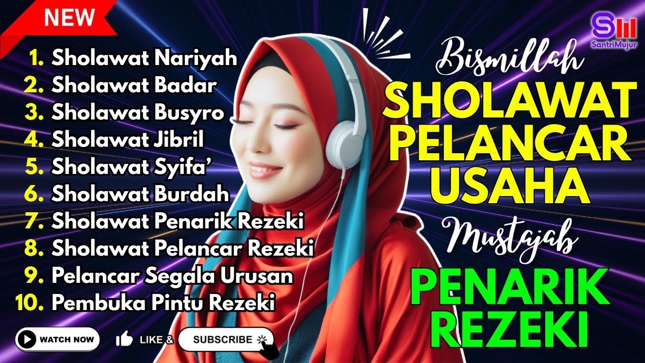 SHOLAWAT TERBARU 2026 | SHOLAWAT NABI PENARIK REJEKI | Sholawat Nariyah, Sholawat Busyro, Jibril