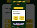 Maths Quick Quiz #shorts
