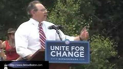 Representative Paul Hodes  in Unity New Hampshire 2008
