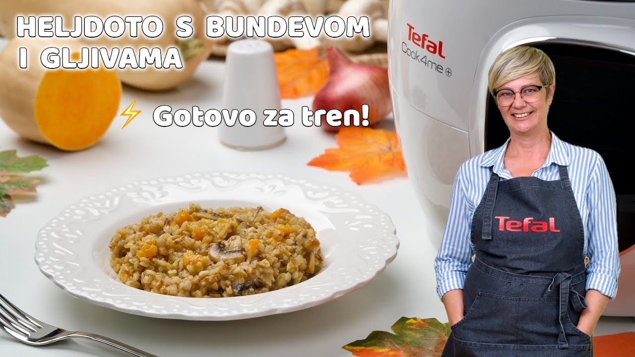 Heljdoto s bundevom i gljivama 🍄🎃 | Zdravo, kremasto i brzo uz Tefal Cook4Me