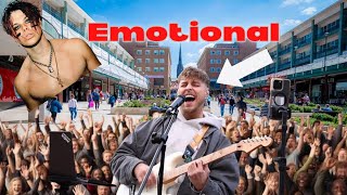 Busker EMOTIONALLY Sings Zombie by YUNGBLUD