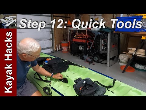 Fishing Kayak Setup for Beginners - Step 12 - Kayak Tool Organizer 