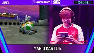 Mario Kart DS by abel in 54:46 - gamescom GDQ 2026