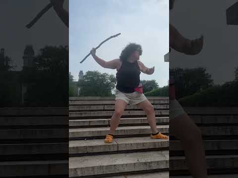 Epic fight scene