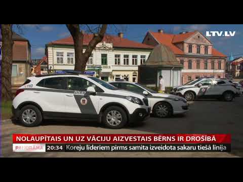 Nolaupītais un uz Vāciju aizvestais bērns ir drošībā