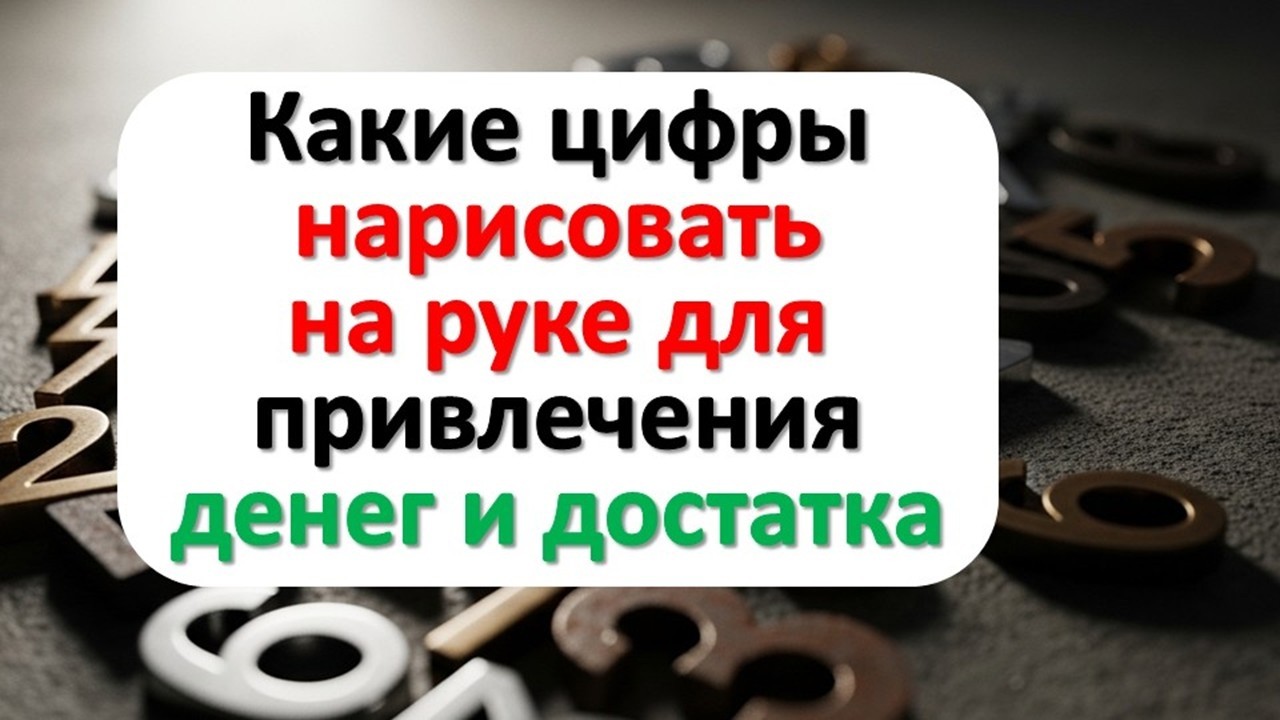 Какие цифры нарисовать на руке для привлечения денег? Секретный код на ладони, ритуалы для достатка
