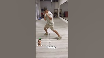 Incredible footwork for boxing-Angel shuffle/Tutorial boom baam #shorts
