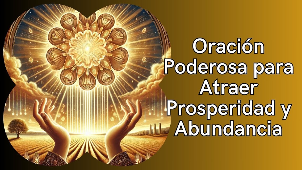 Oración Poderosa para Atraer Prosperidad y Abundancia - YouTube