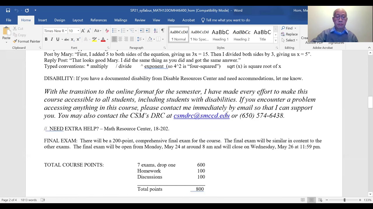 Math 120 online introduction youtube