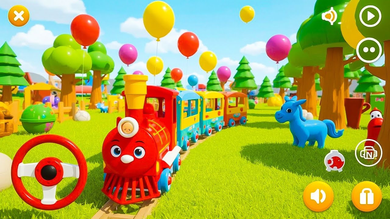 Montessori Preschool Learning Games | Shapes, Colors & Sorting for Kids