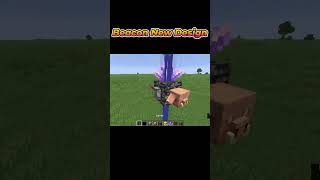 “This Beacon + Piglin Head Build Looks INSANE🤯🐷”#minecraft #gaming #beacons #design #viral #trending