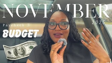 $200K+ in Debt | Budget November 🍂🧡 Paycheck ③ | $2,556 Weekly Pay + budget breakdown