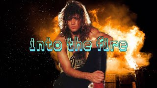 Bon Jovi 80s Rock Synth Pop Instrumental Into The Fire  95 Bpm