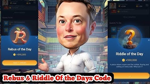 X Empire Rebus of the days & Riddle of the day Task Code