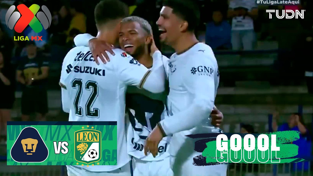 ¡GOLAZO DE PUMAS! Vite se luce | Pumas vs León | Liga MX - Jornada 7 Apertura 2026 | TUDN