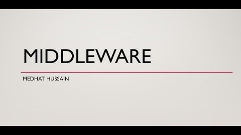 Embedded Systems Middleware (English)