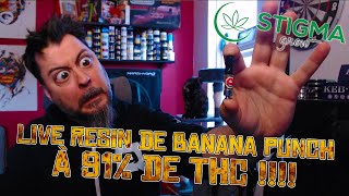 LIVE RESIN WITH 91% THC!! Banana Punch, not too bananasy but really punchy. STIGMA GROW 510 vape ...