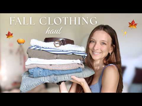 FALL CLOTHING HAUL 🍂 | Back to School Try-On 2026 (PacSun, Brandy Melville , & more!)