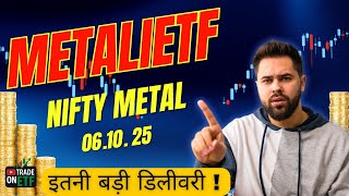 NIFTY METAL INDEX 06 OCT 2025 🔥 | METAL ETF Review | Metal Sector Stocks Next Move? METALIETF 