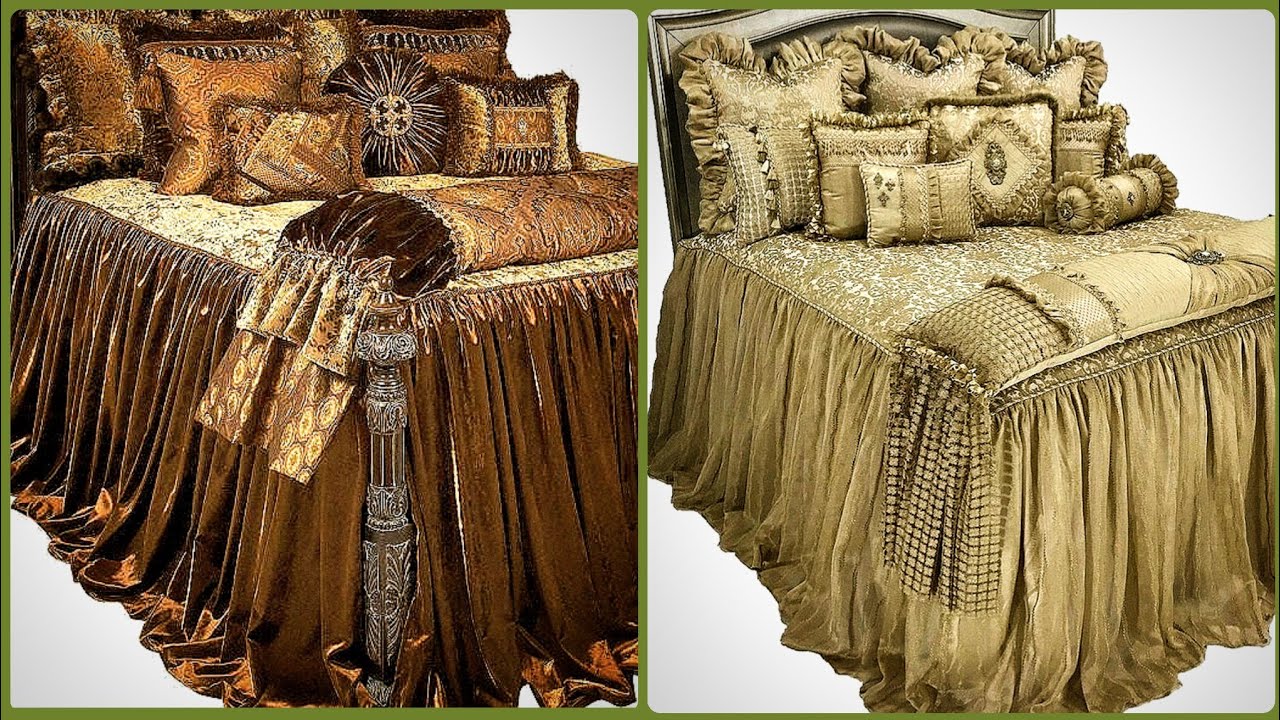 Luxury and high quality fancy bed sheet design in different style and