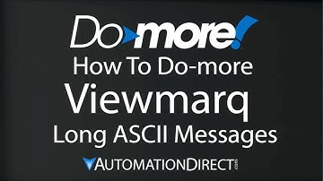 BRX Do-more Send Long ASCII Messages to ViewMarq LED from AutomationDirect