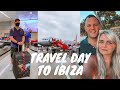 OUR TRAVEL DAY TO IBIZA - Summer 2021 hotel check in and beach day | DAY 1