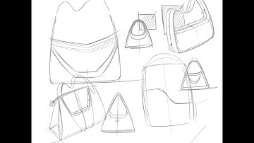 30 minute thumbnail sketches for bags
