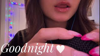 ASMR Shhh… 🤍 Goodnight Kisses, Mouth Sounds & Gentle Whispers
