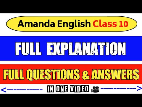 Exquisite Amanda Class 10 Question Answer Design Concept Exquisite Amanda Class 10 Question Answer Design Concept