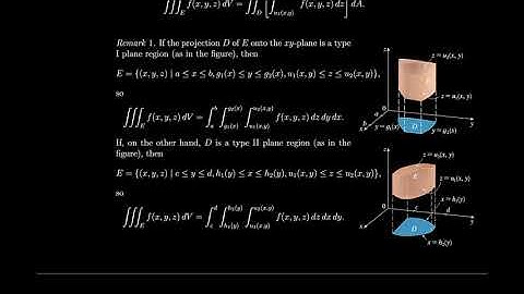 Calculus 15.6 Triple Integrals