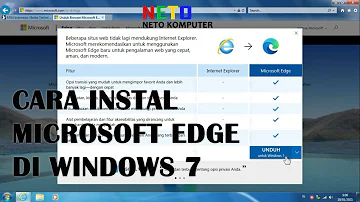 Ist Microsoft Edge für Windows 7?