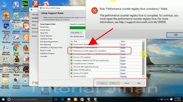 How to SQL SERVER Performance counter registry hive consistency Failed_Tutorial Jinan
