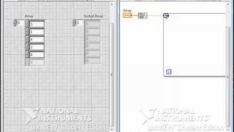 LabVIEW - Bubble Sort 1