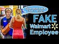Walmart Employee Taking items From Customers!