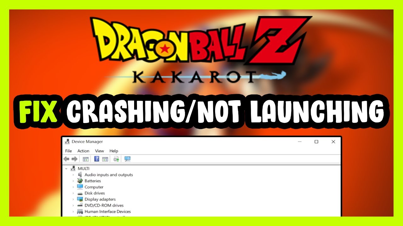 How to FIX DRAGON BALL Z: KAKAROT Crashing / Not Launching!