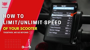 2 ways to help you adjust the speed limit on your Electric scooter!