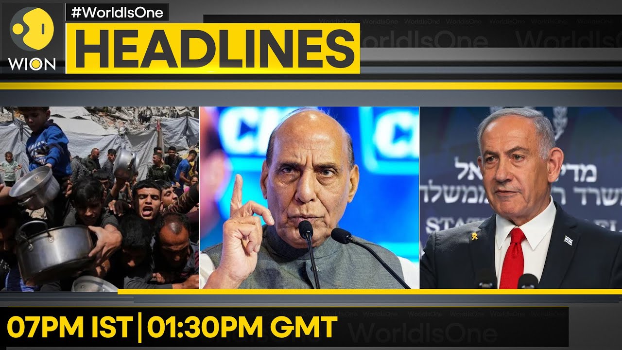 Rajnath’s Veiled Jab at Trump | 4 Gaza Aid Seekers Killed in Last 24 Hours | WION Headlines