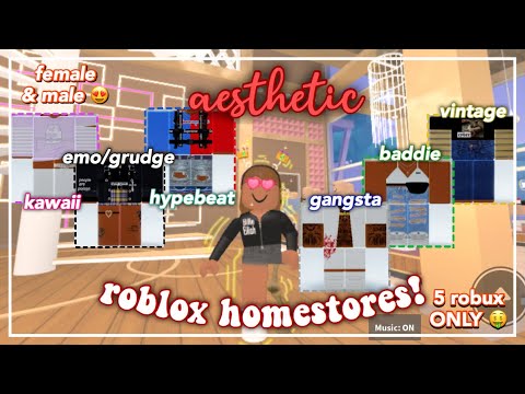 8 Aesthetic Roblox Clothing Homestores Youtube - good aesthetic clothing homestores in roblox