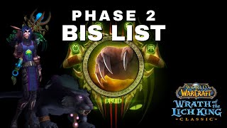Feral Druid DPS BiS List (Phase 2)
