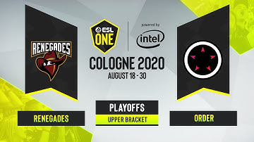 CS:GO - Renegades vs. ORDER [Dust2] Map 2 - ESL One Cologne 2020 - Upper bracket - OCE