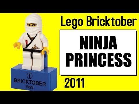 YouTube thumbnail: Lego Bricktober 2011 - 1999 Ninja Princess - ToysRUs Exclusive - MinifigCentral Unpacking Video