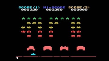 Sega Sg 1000 - Space Invaders Gameplay (HD)