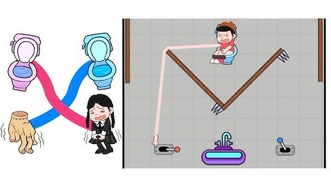 🚽 Toilet Rush: Draw to Toilet – Grab All Levels 1-20 Gameplay Walkthrough (Funny Puzzle Game)