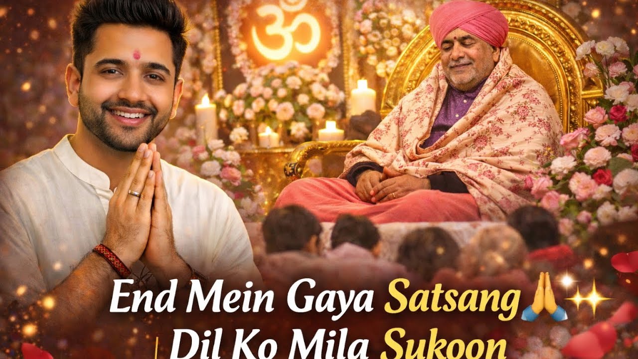 End Mein Gaya Guruji ke Satsang 🙏 | Dil Ko Mila Sukoon