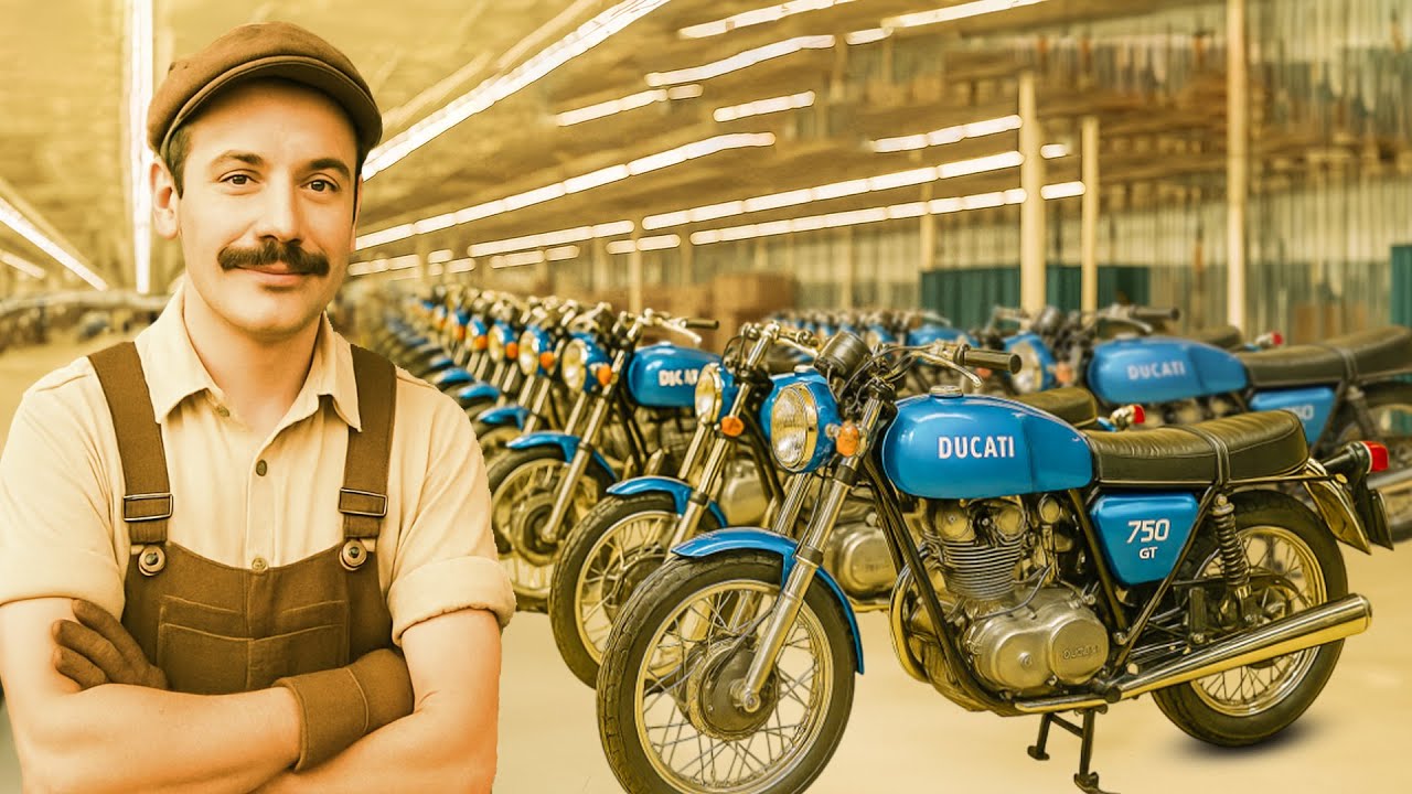 How The Ducati 750GT Was Made In Their NOSTALGIC 70s Factory | Step By Step Process