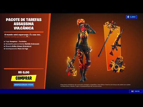 Como Resgatar Grátis A Skin Da Assassina Vulcânica Pelo PC e GeForce Now - Fortnite