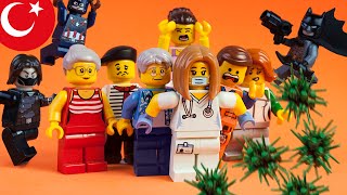 Lego Koronavirus Sağlık Çalışanları ve Süperkahramanlar