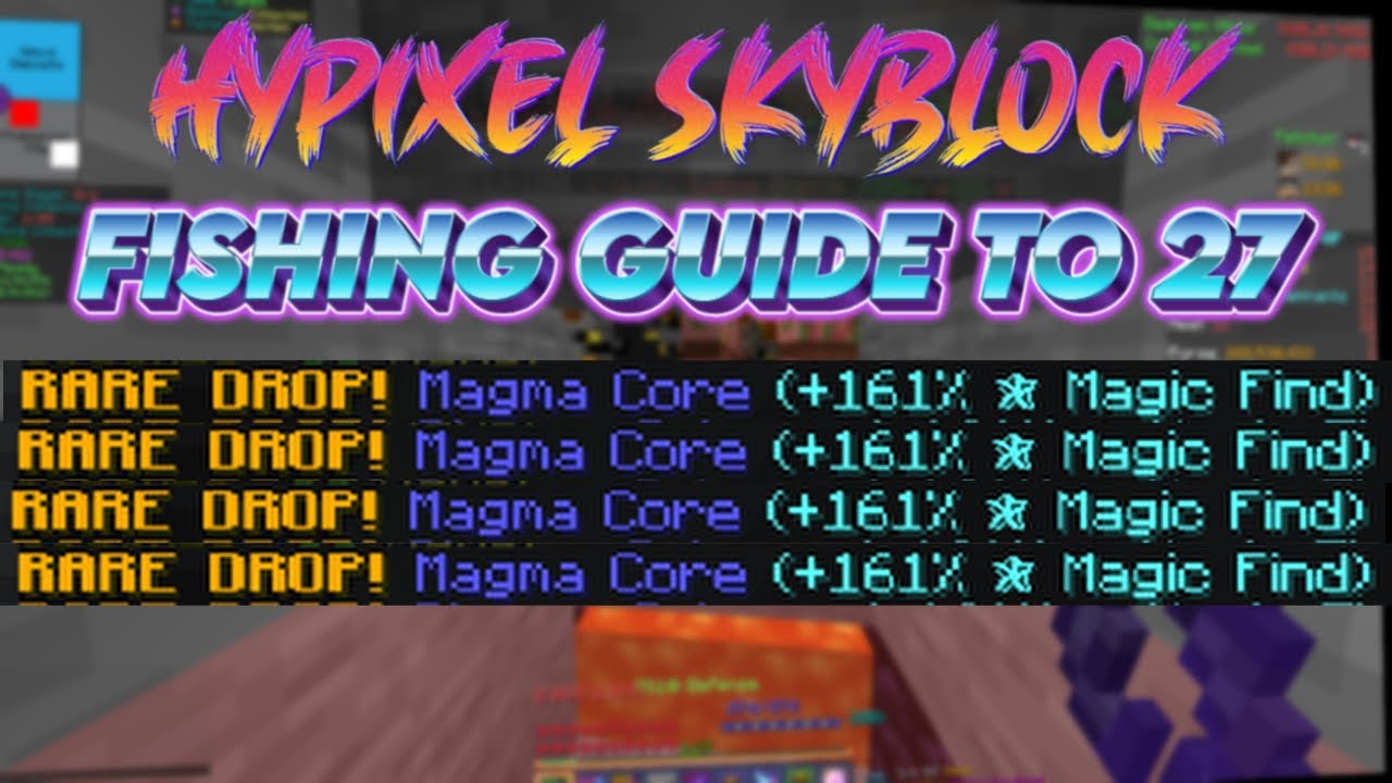 HOW TO GET TO FISHING 27 EASILY - SKYBLOCK HYPIXEL - YouTube