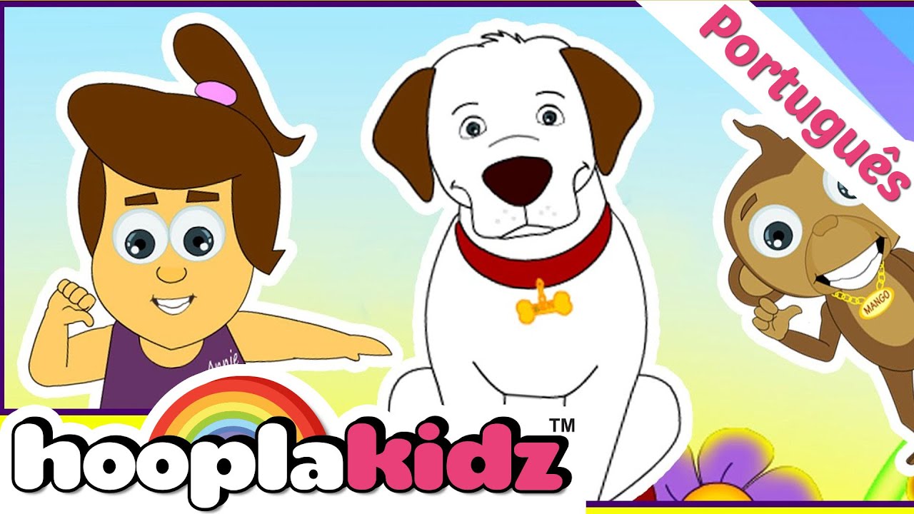 Cabeça ombro joelho e pé | Músicasl para crianças | HooplaKidz Brasil