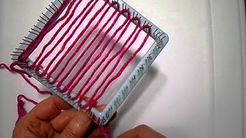 Basic Pin Loom Weaving---Part 2 of 6